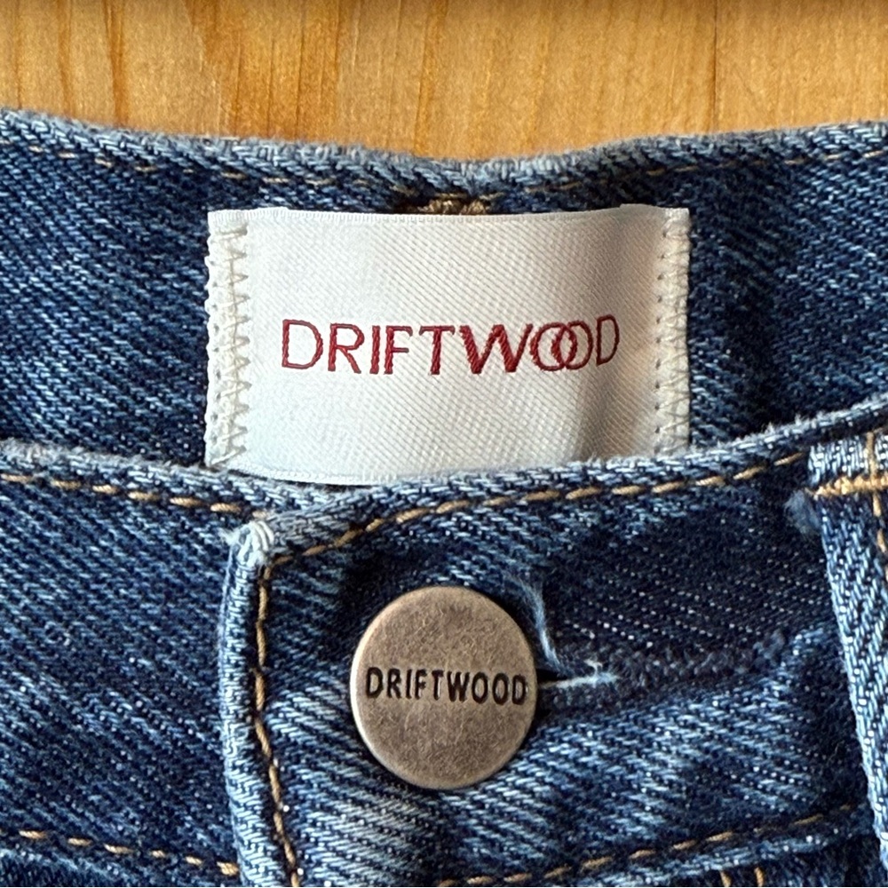 Driftwood Jordie Floral Embroidered Jeans 28 x 27 High Rise Straight Leg Boho - Picture 9 of 16